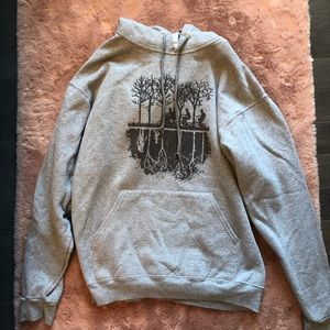 Stranger Things Gray Hoodie